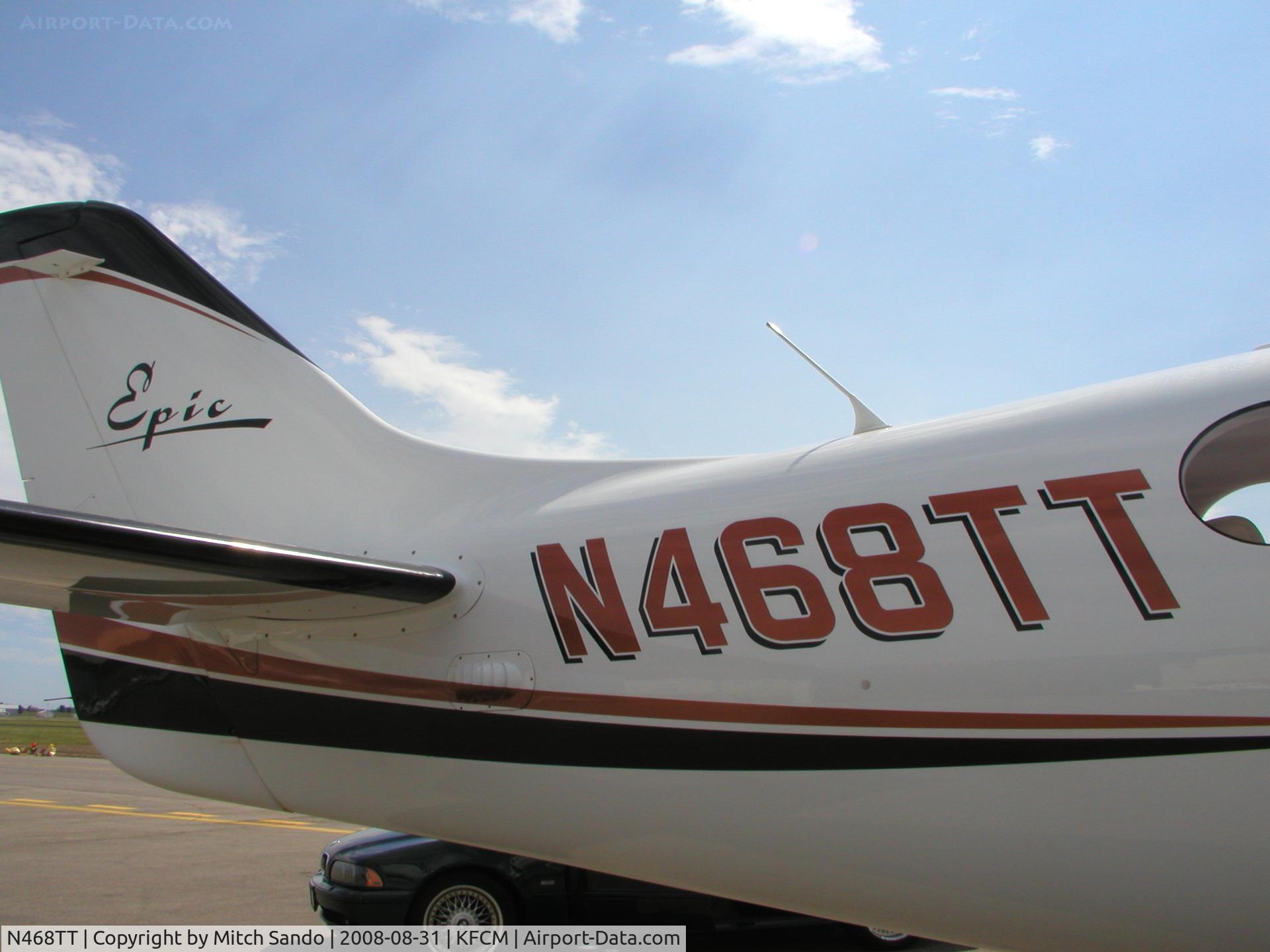 N468TT, 2006 AIR Epic LT C/N 012, Parked on the ramp at ASI Jet Center.