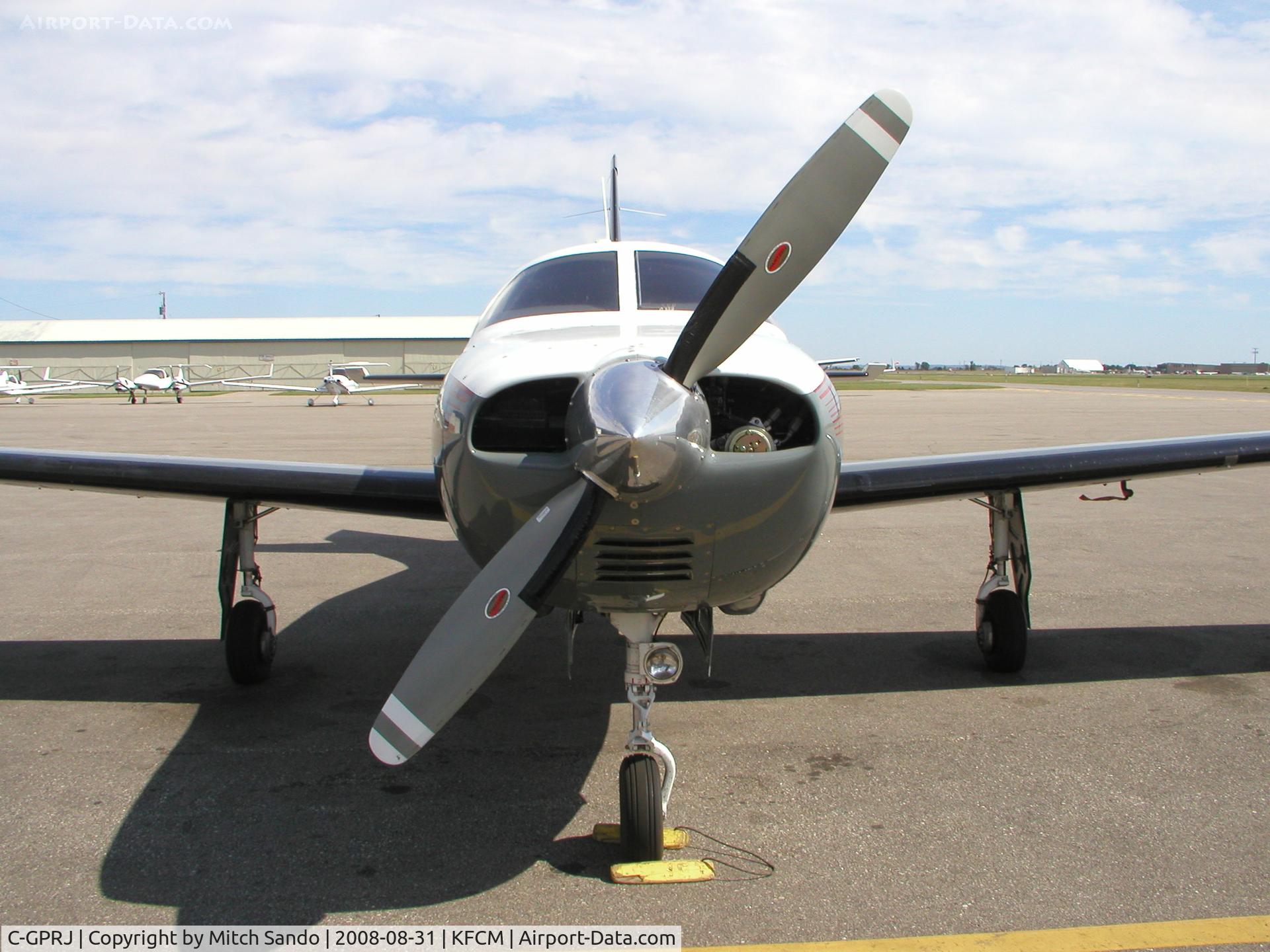 C-GPRJ, 1989 Piper PA-46-350P Malibu Mirage C/N 4622069, Parked on the ramp at ASI Jet Center.