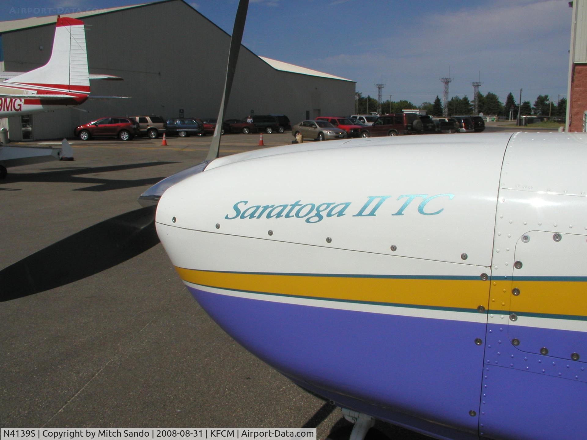 N4139S, 1999 Piper PA-32R-301T Turbo Saratoga C/N 3257099, Parked on the ramp at ASI Jet Center.