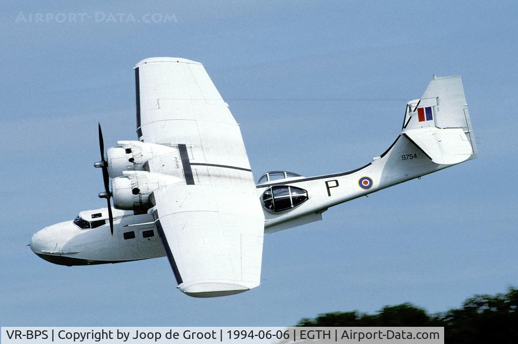 VR-BPS, 1944 Consolidated PBY-5A Catalina C/N 1997, The marks 9754 are a fake RCAF identity, it is in fact ex USN 46633.