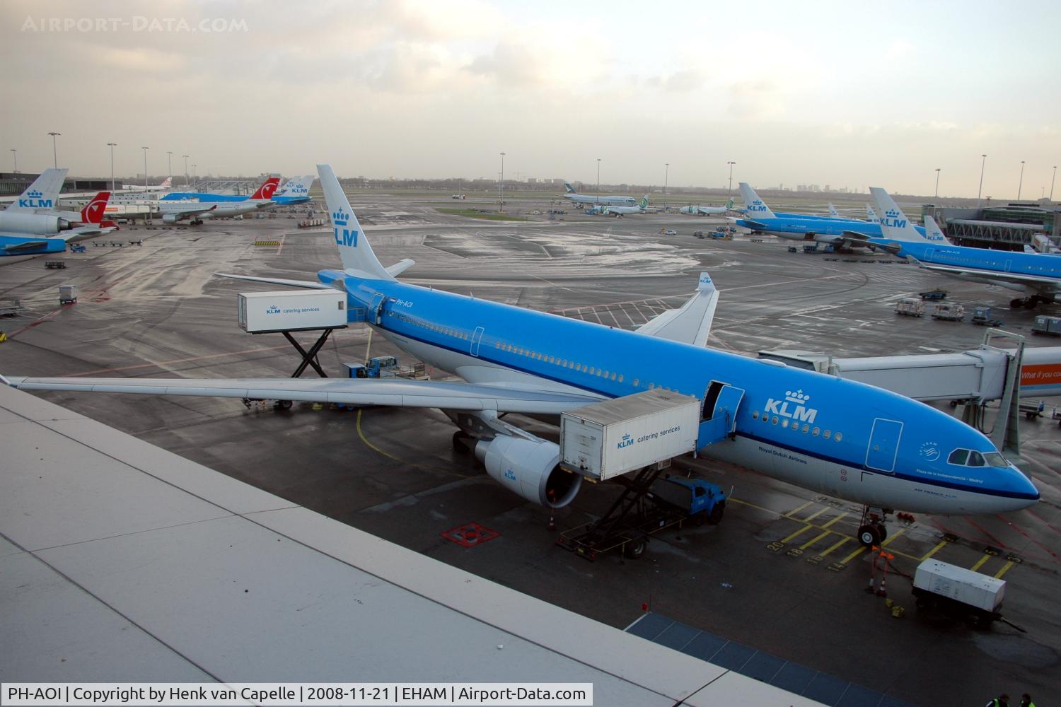 PH-AOI, 2007 Airbus A330-203 C/N 819, KLM A330 at its home base.
