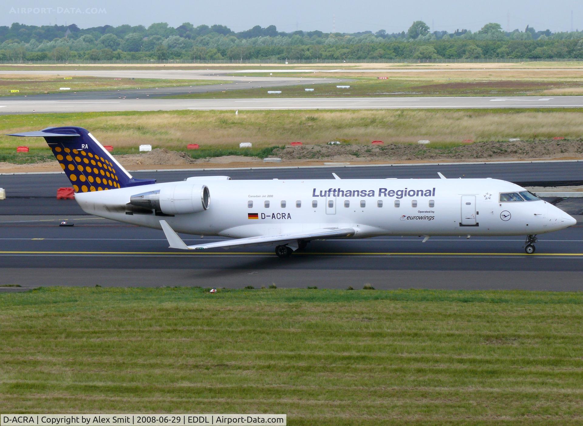 D-ACRA, Canadair CRJ-200ER (CL-600-2B19) C/N 7567, Canadair RJ200 D-ACRA Lufthansa Regional