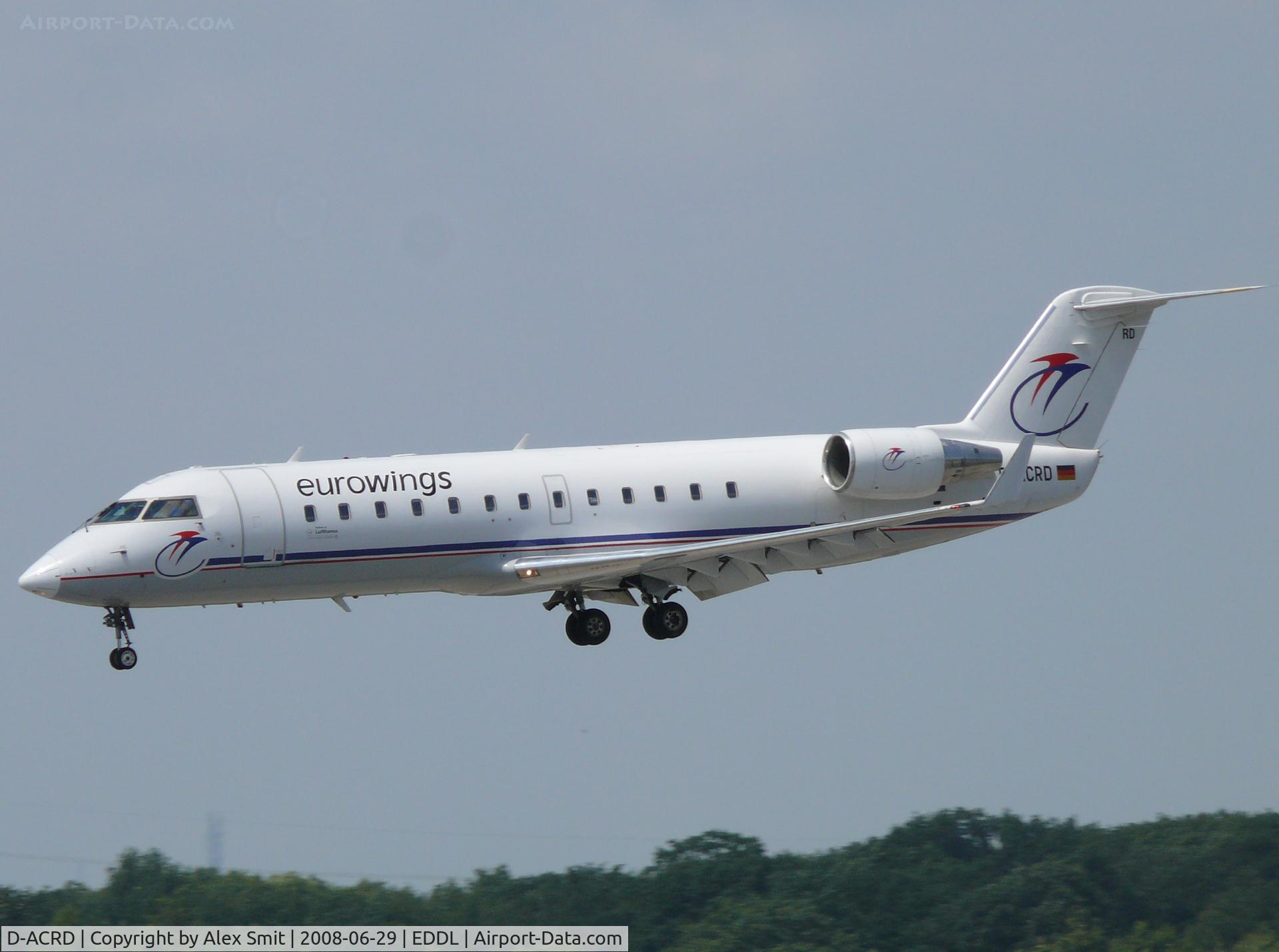 D-ACRD, Canadair CRJ-200ER (CL-600-2B19) C/N 7583, Canadair RJ200 D-ACRD Eurowings