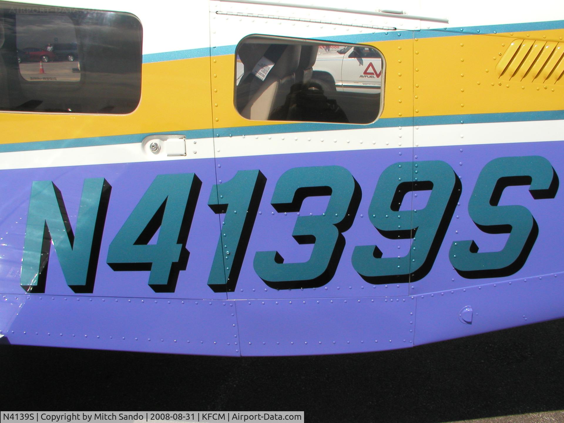 N4139S, 1999 Piper PA-32R-301T Turbo Saratoga C/N 3257099, Parked on the ramp at ASI Jet Center.