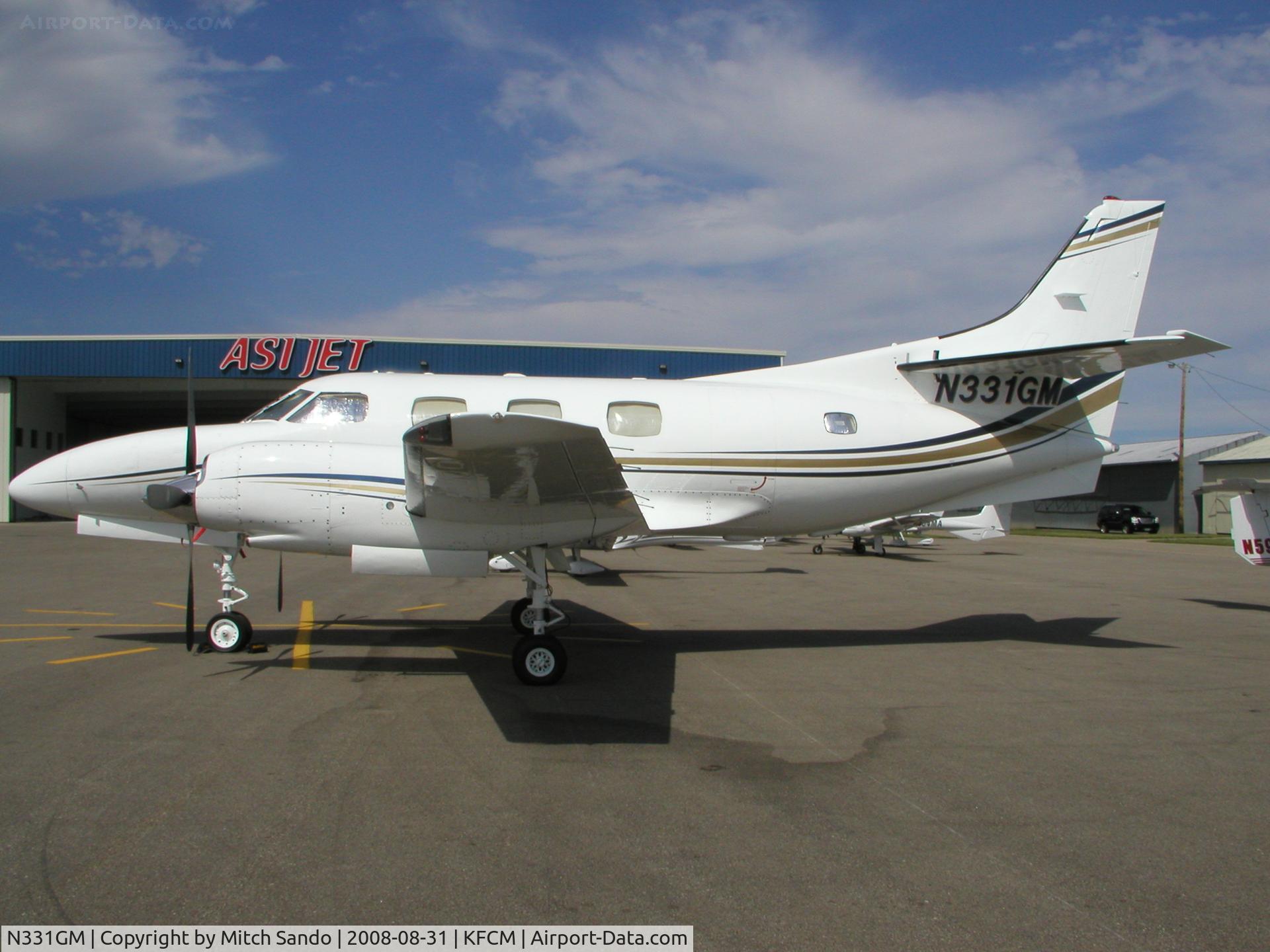 N331GM, 1980 Swearingen SA-226AT Merlin IV C/N T-331, Parked on the ramp at ASI Jet Center.