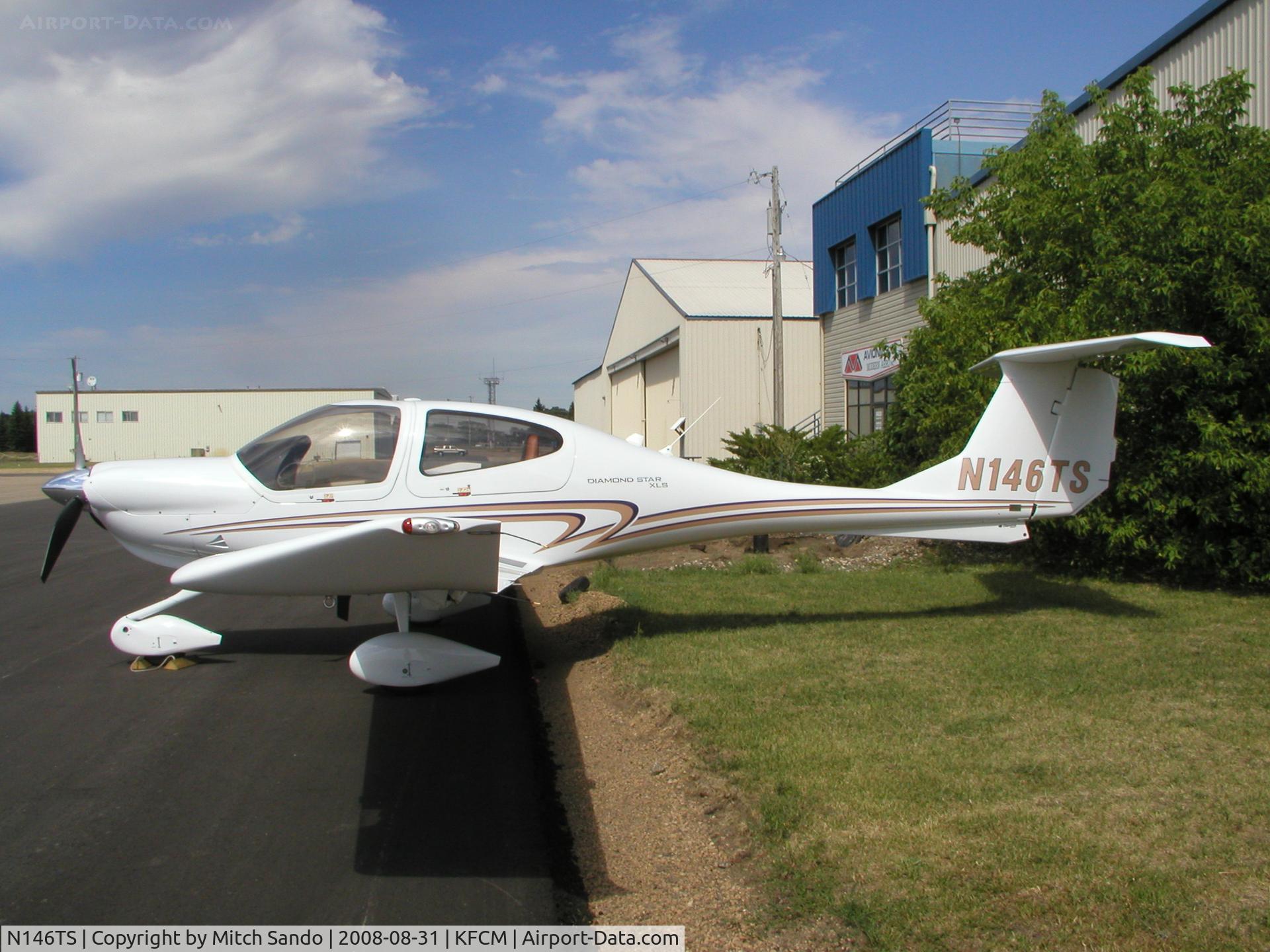N146TS, 2008 Diamond DA-40 Diamond Star C/N 40.970, Parked on the ramp at Modern Aero.