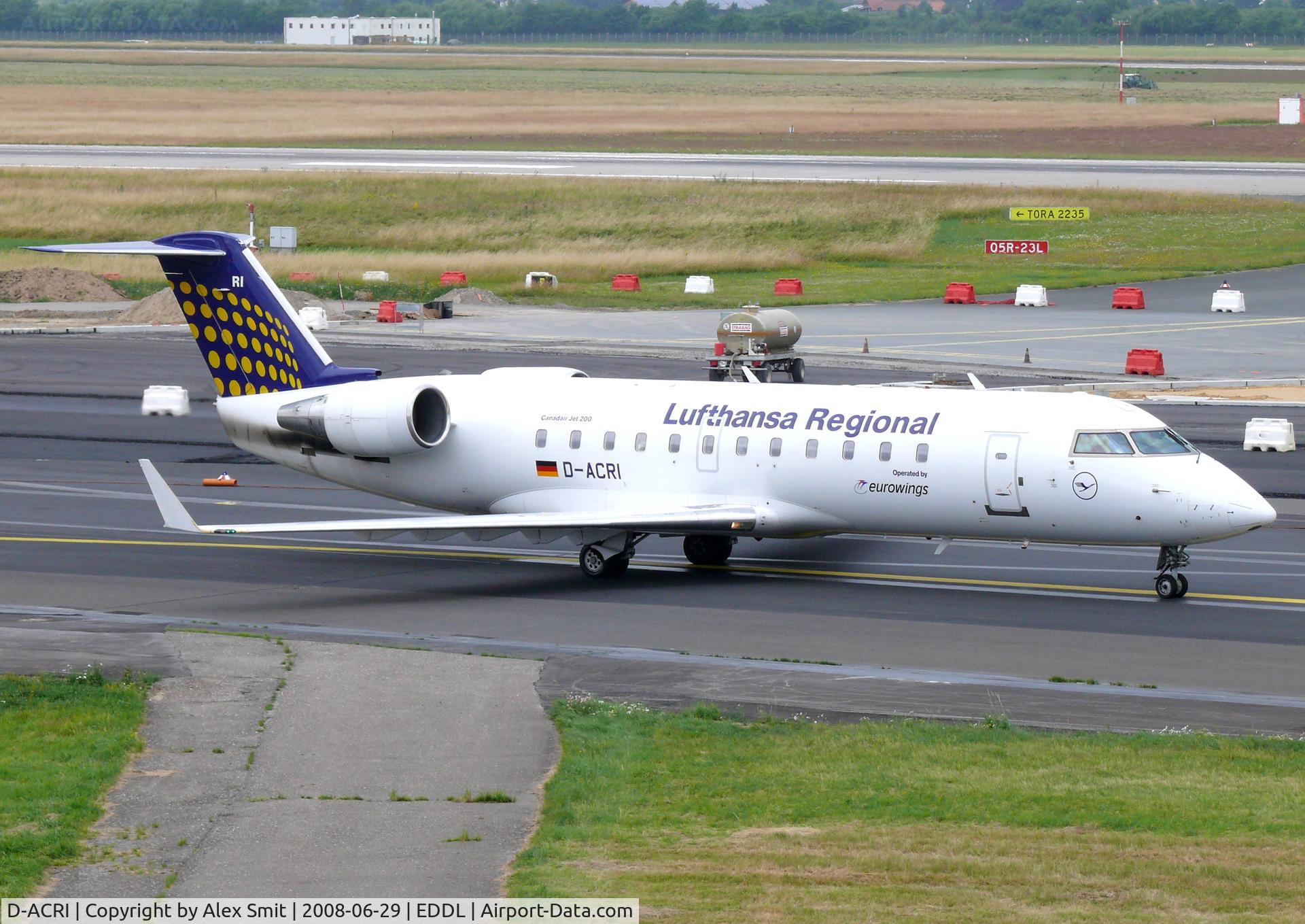 D-ACRI, 2003 Bombardier CRJ-200ER (CL-600-2B19) C/N 7862, Canadair RJ200 D-ACRI Lufthansa Regional