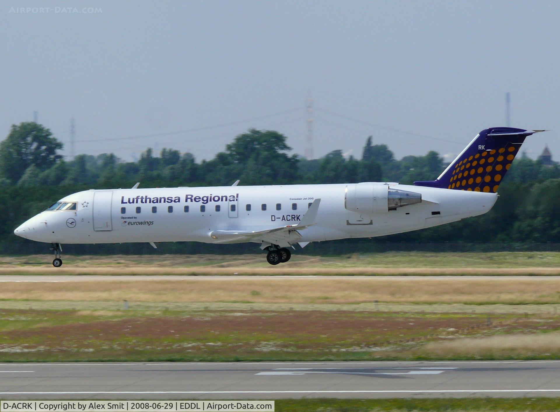 D-ACRK, 2004 Bombardier CRJ-200ER (CL-600-2B19) C/N 7901, Canadair RJ200 D-ACRK