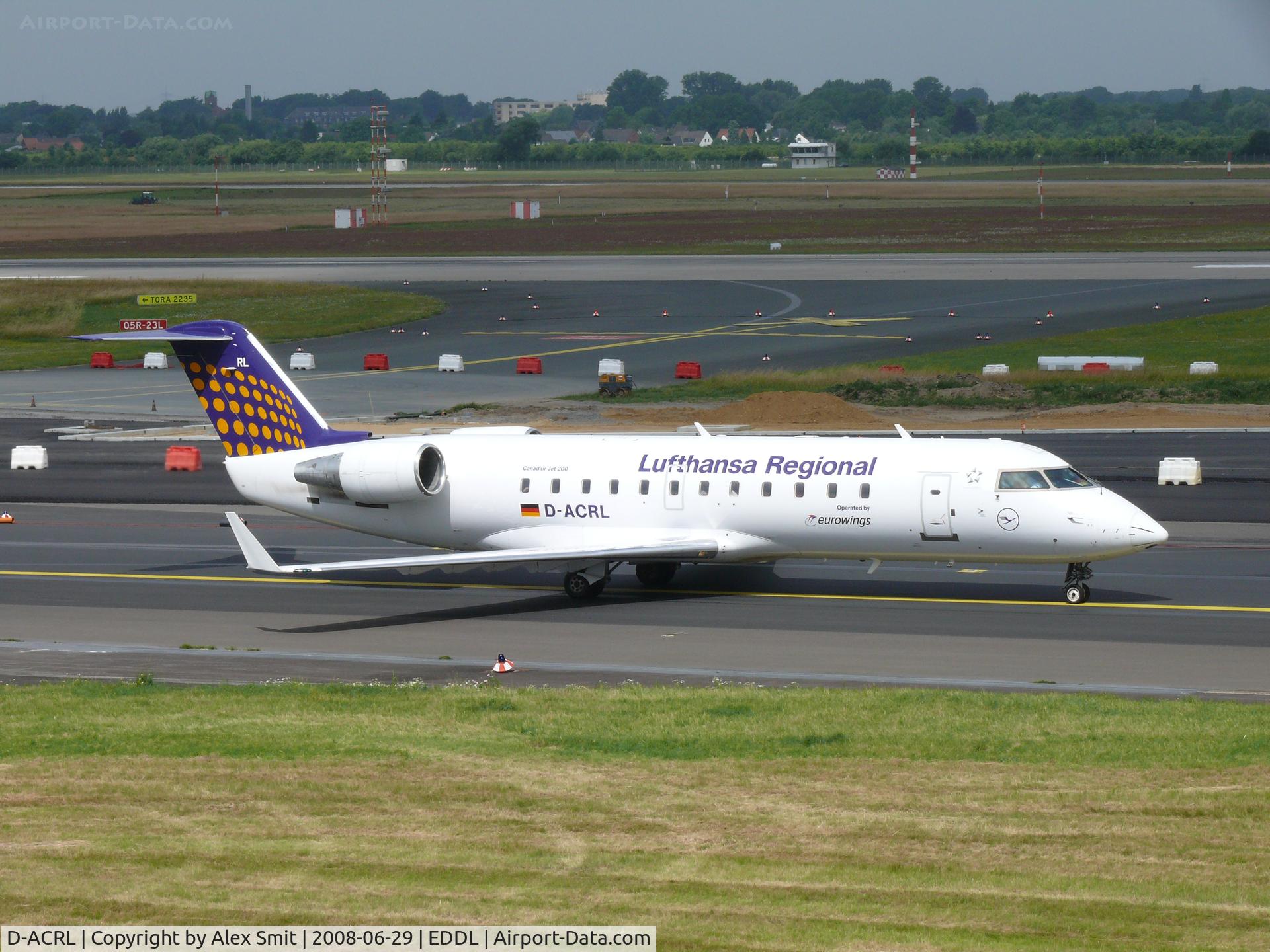 D-ACRL, 2004 Bombardier CRJ-200ER (CL-600-2B19) C/N 7902, Canadair RJ200 D-ACRL Lufthansa Regional