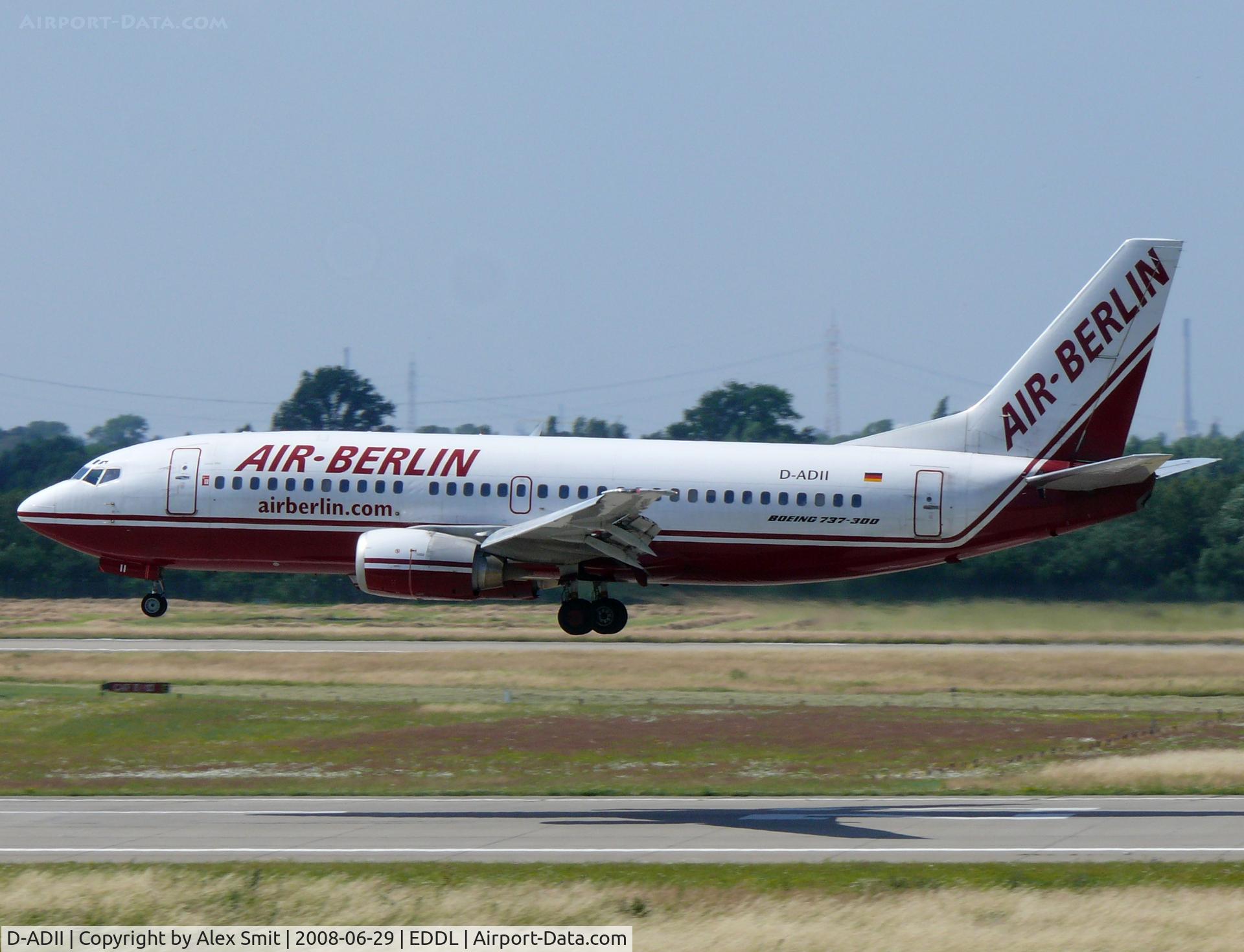 D-ADII, 1987 Boeing 737-329 C/N 23775, Boeing B737-329 D-ADII Air Berlin