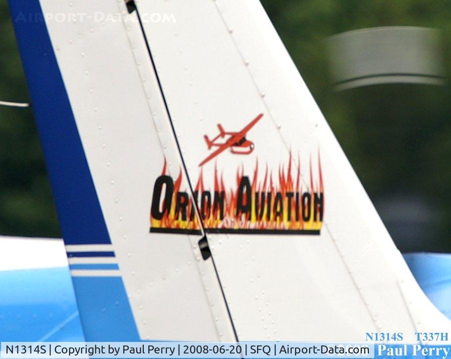 N1314S, Cessna T337H Turbo Skymaster C/N 33701902, The name and logo tie in well with the purpose