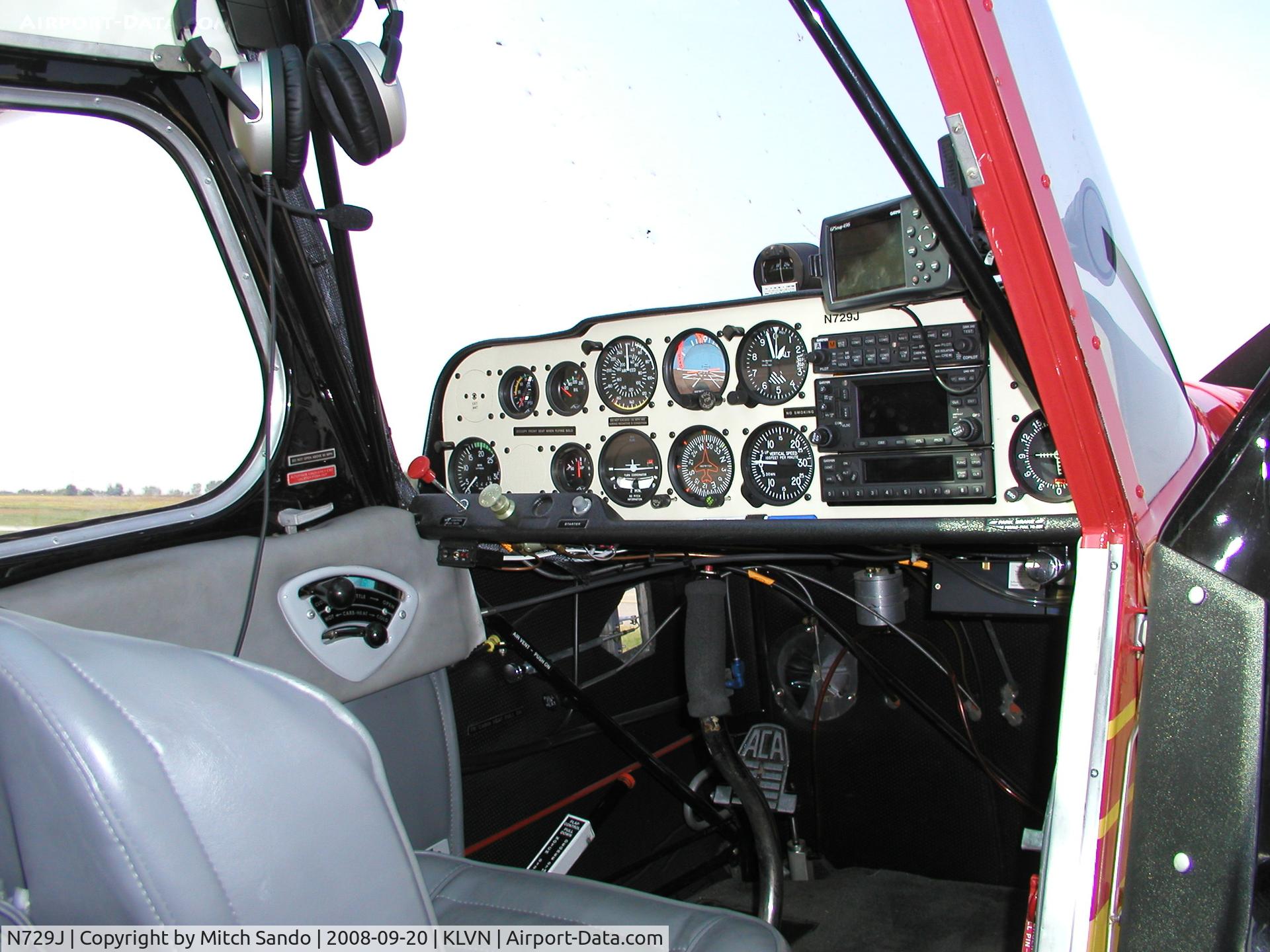 N729J, 2001 American Champion 7GCBC C/N 1313-2001, Parked at Airlake.