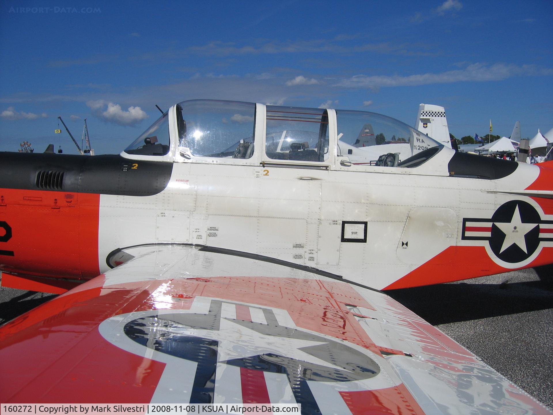 160272, Beech T-34C Turbo Mentor C/N GL-8, 2008 Stuart, FL Airshow