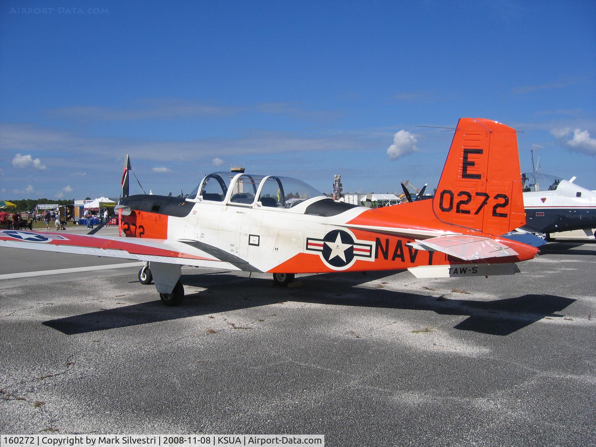160272, Beech T-34C Turbo Mentor C/N GL-8, 2008 Stuart, FL Airshow