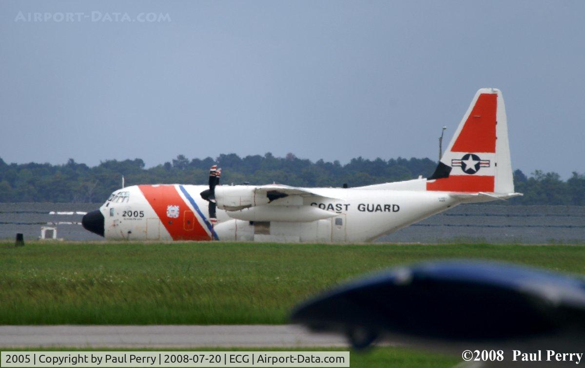 2005, 2003 Lockheed Martin HC-130J Hercules C/N 382-5541, Back home at Elizabeth City CGAS
