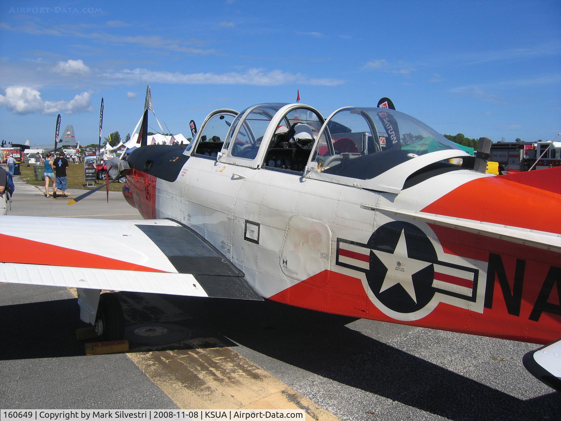 160649, Beech T-34C Turbo Mentor C/N GL-114, 2008 Stuart, FL Airshow