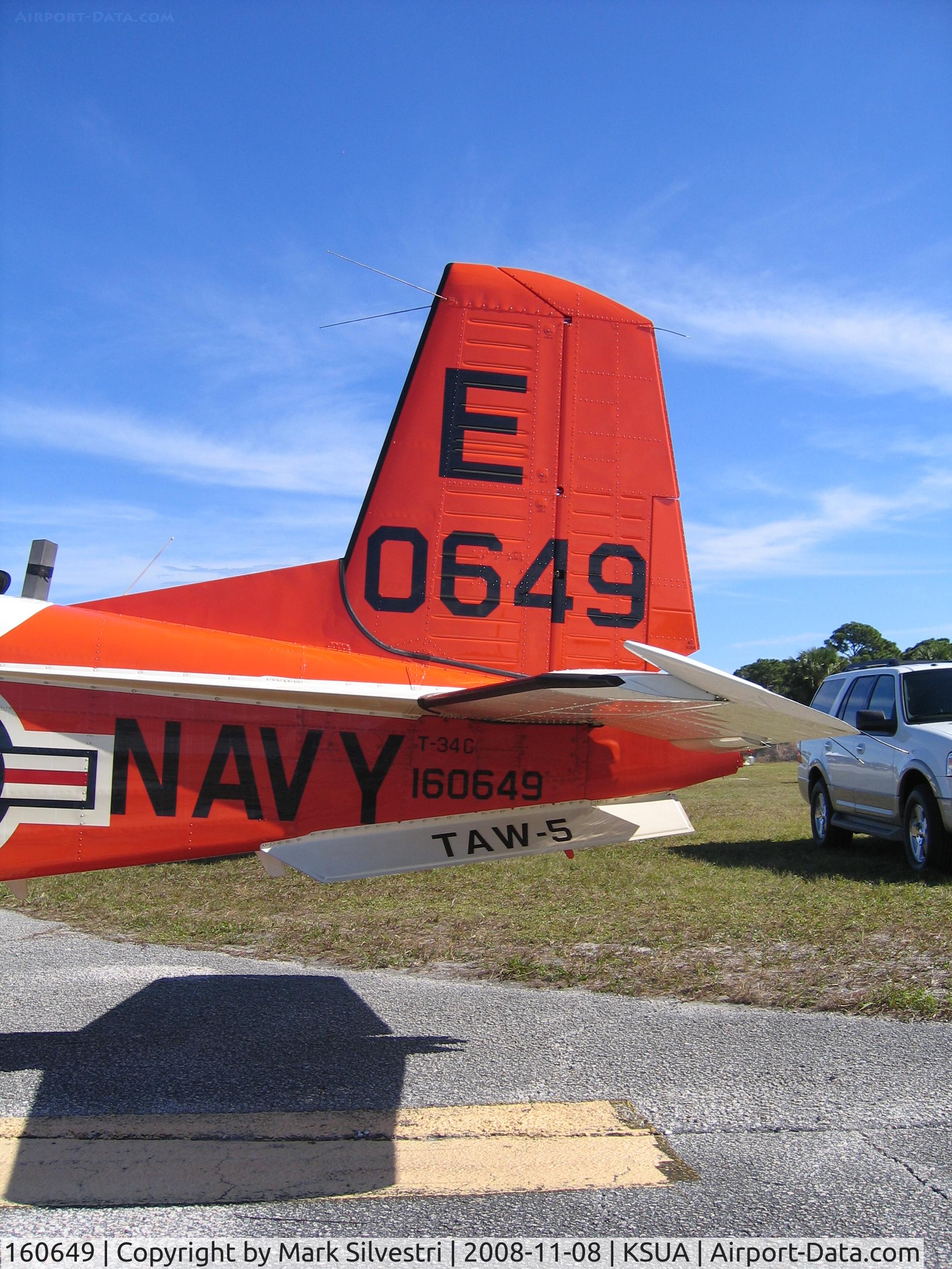 160649, Beech T-34C Turbo Mentor C/N GL-114, 2008 Stuart, FL Airshow