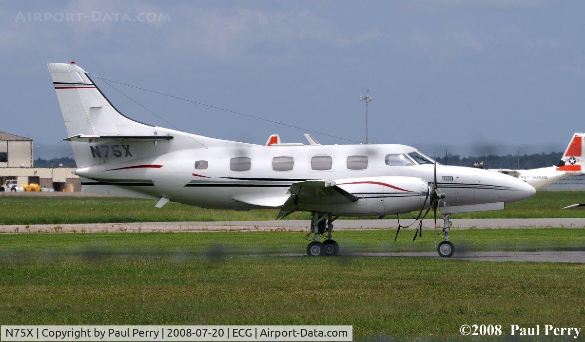 N75X, 1981 Swearingen SA227-TT Merlin III C/N TT-421, Those are some spindly looking mains