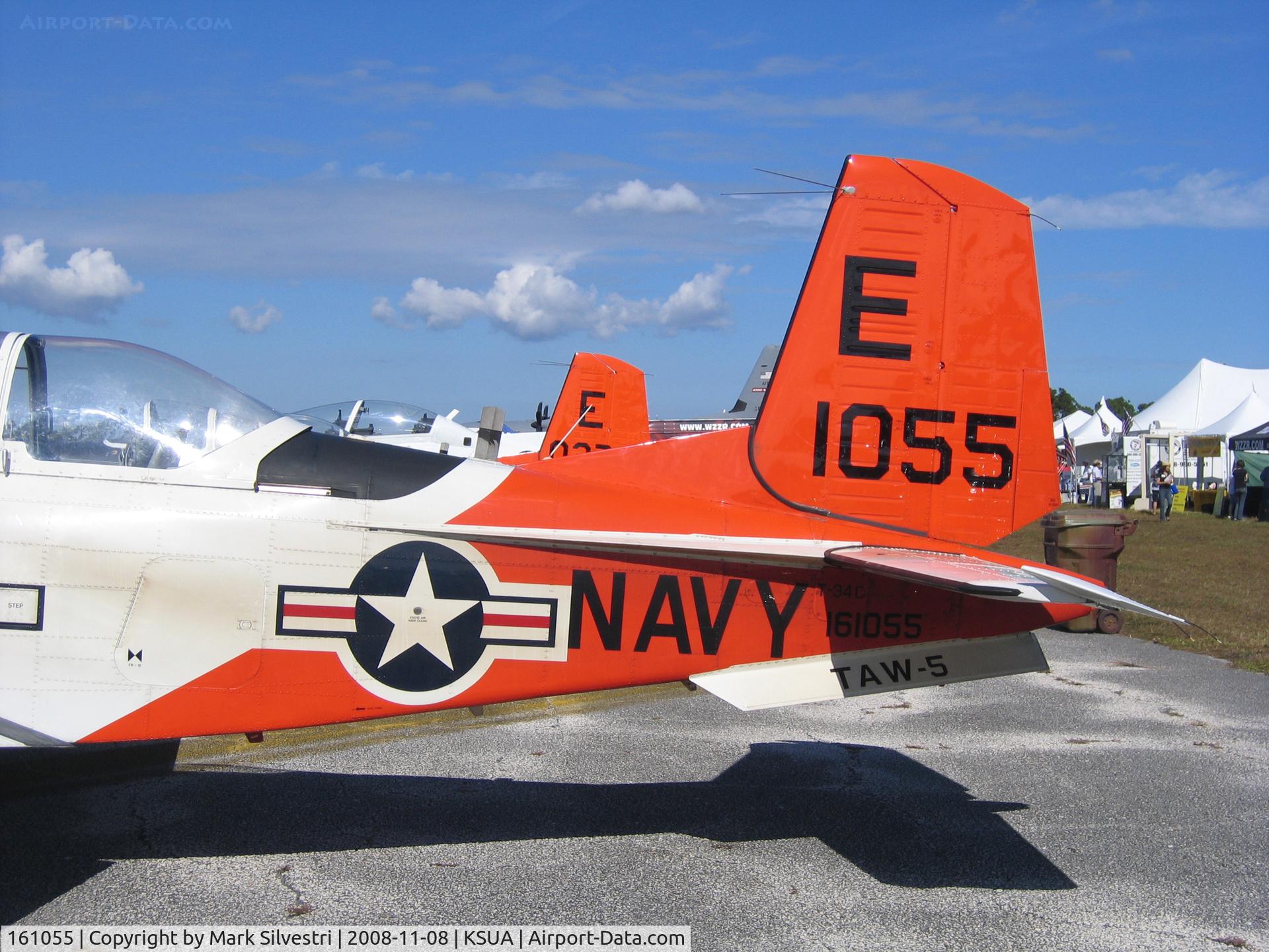 161055, Beech T-34C Turbo Mentor C/N GL-183, 2008 Stuart, FL Airshow