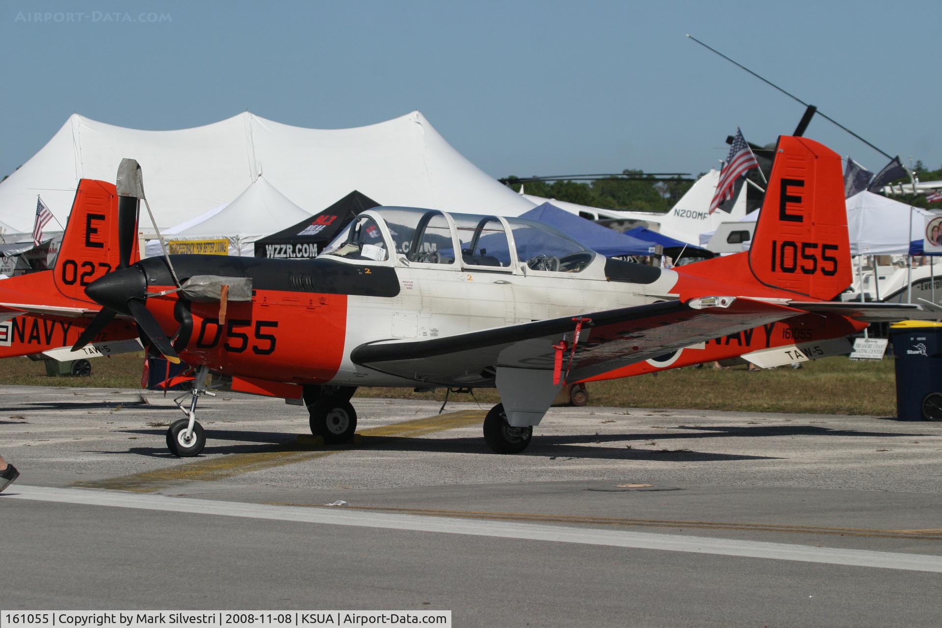161055, Beech T-34C Turbo Mentor C/N GL-183, 2008 Stuart, FL Airshow