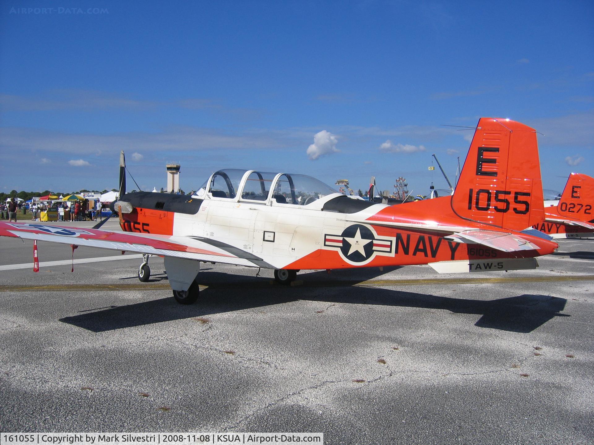 161055, Beech T-34C Turbo Mentor C/N GL-183, 2008 Stuart, FL Airshow