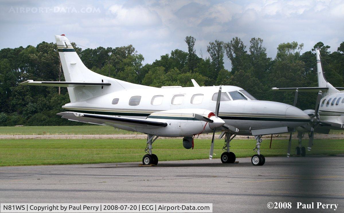 N81WS, 1981 Swearingen SA227-TT C/N TT480, Catching some sun