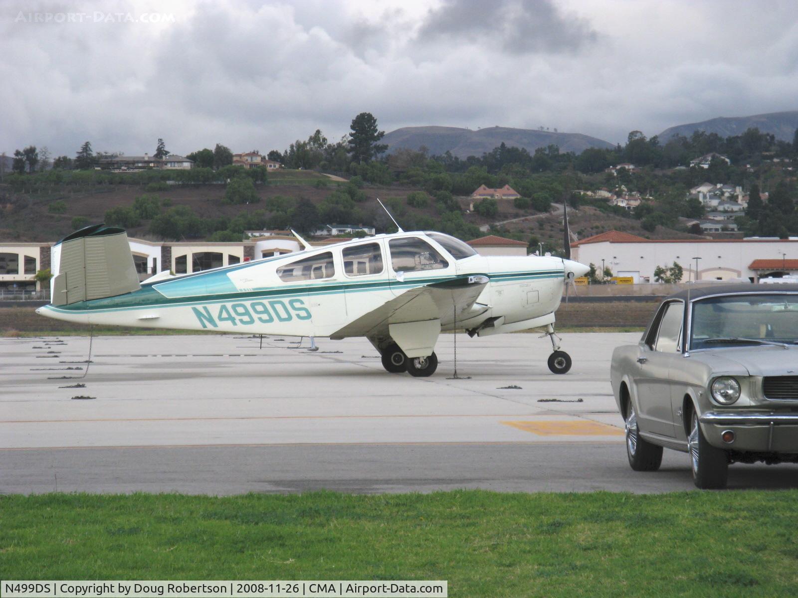 N499DS, 1967 Beech V35 Bonanza C/N D-8316, 1967 Beech V35TC TURBO BONANZA, Continental TSIO-520-D 285 Hp