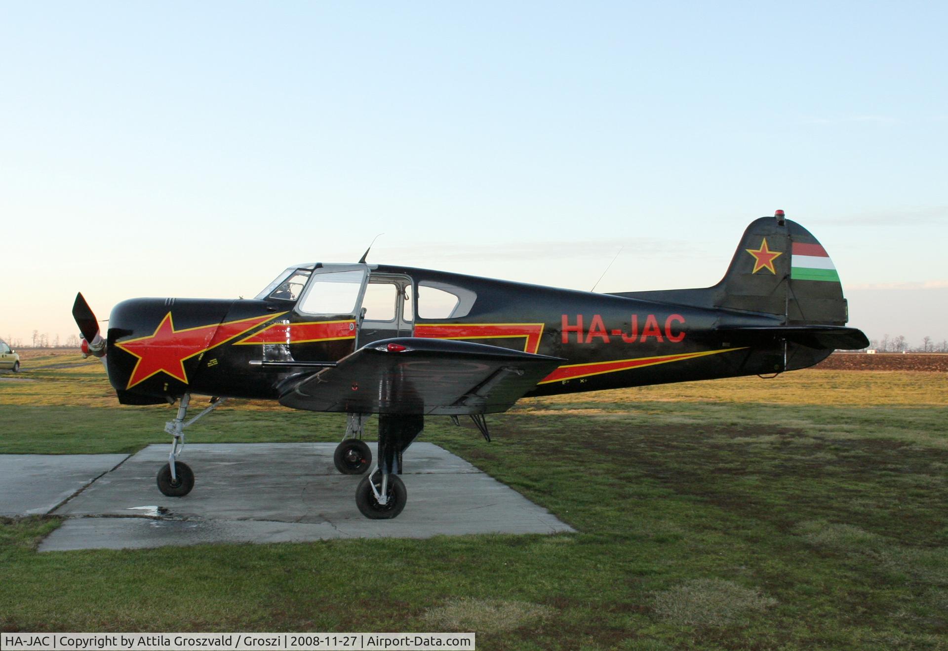 HA-JAC, 1980 Yakovlev Yak-18T C/N 22202034139, Gyorszentiván-Böny Airport, Hungary
