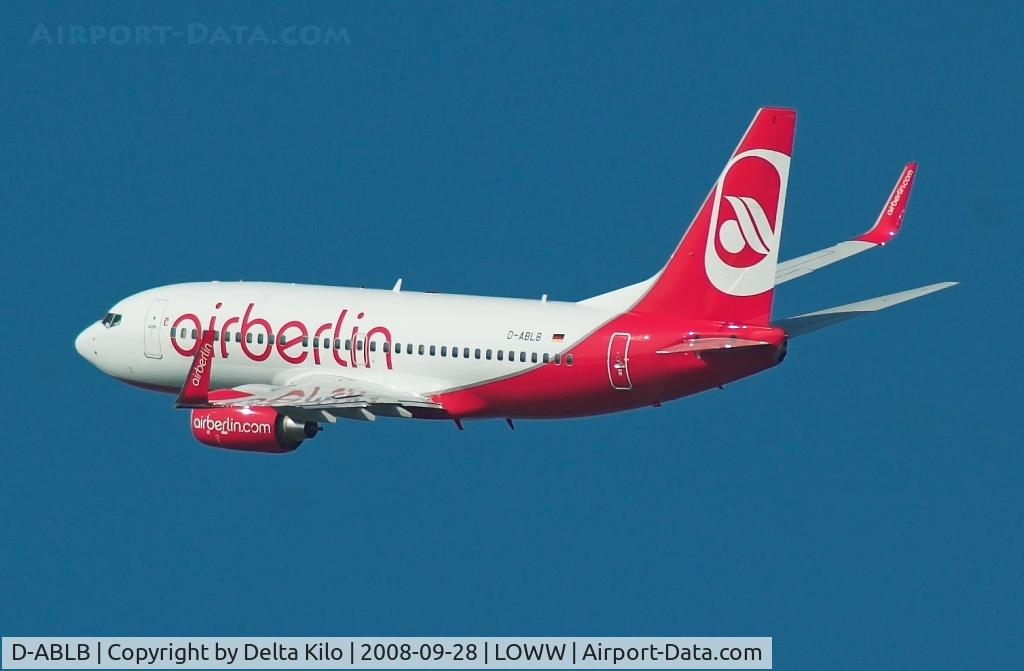 D-ABLB, 2008 Boeing 737-76J C/N 36115, AIR BERLIN  Boeing 737-76J/W  deli-12.08.08