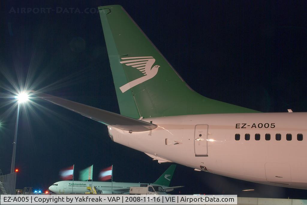 EZ-A005, 2007 Boeing 737-82K C/N 36089, Turkmenistan Boeing 737-800