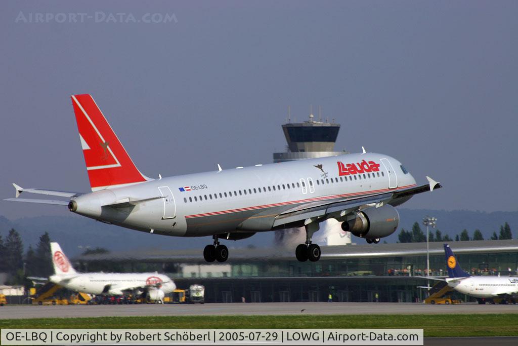OE-LBQ, 1999 Airbus A320-214 C/N 1137, Flight to GRZ/LOWG