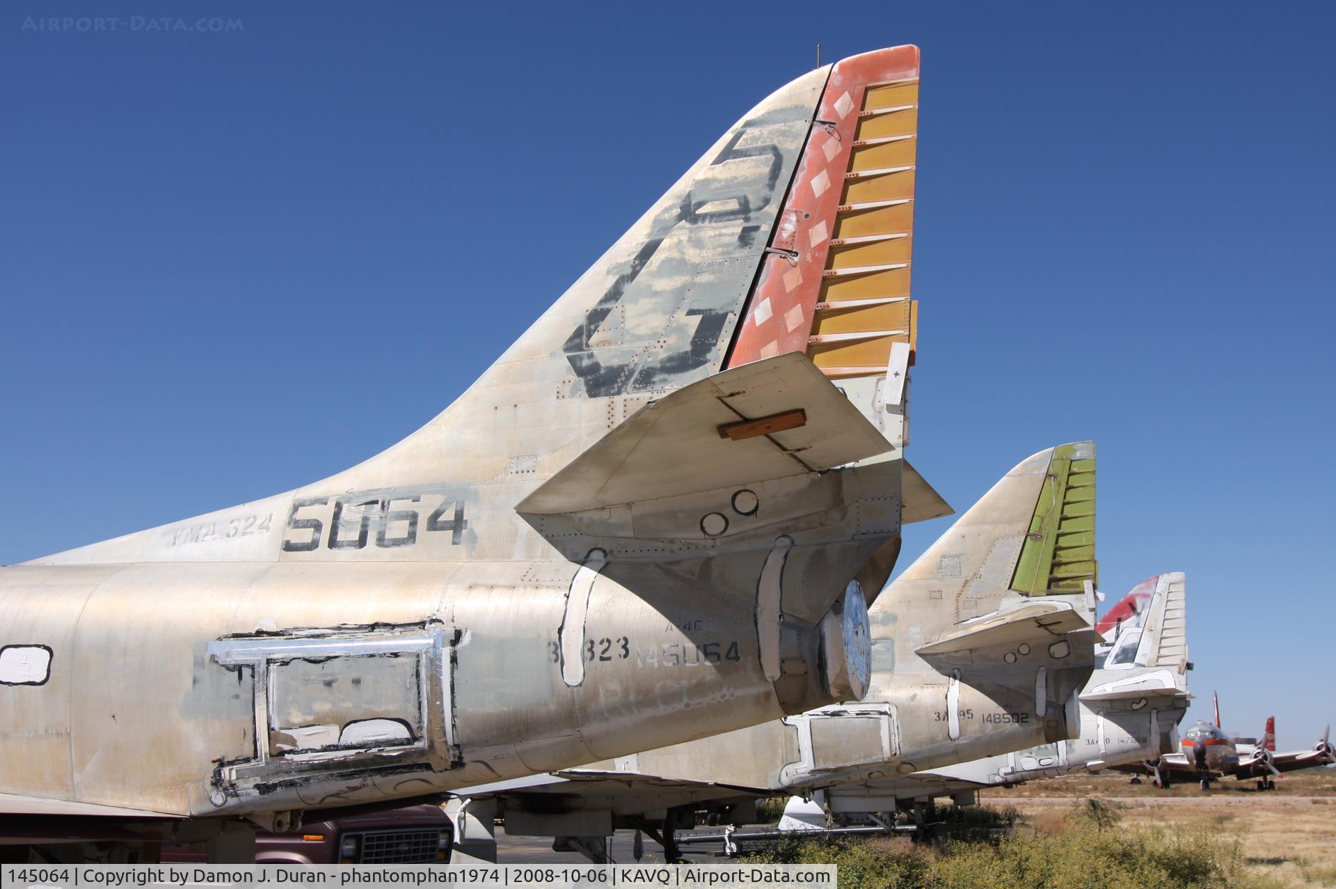 145064, Douglas A-4C Skyhawk C/N 12310, In storage at Marana Airport