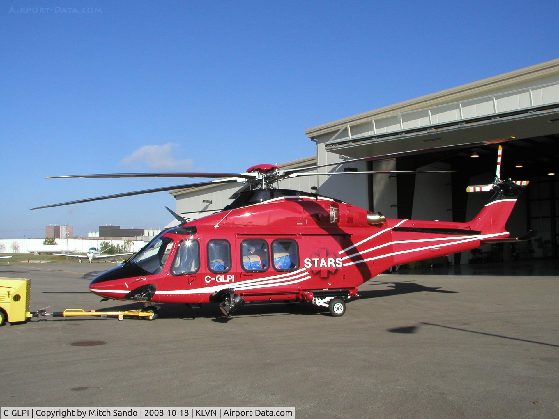 C-GLPI, 2008 AgustaWestland AW-139 C/N 41007, Staging at Airlake before flying to the Minneapolis Convention Center for the 2008 Air Medical Transport Conference.