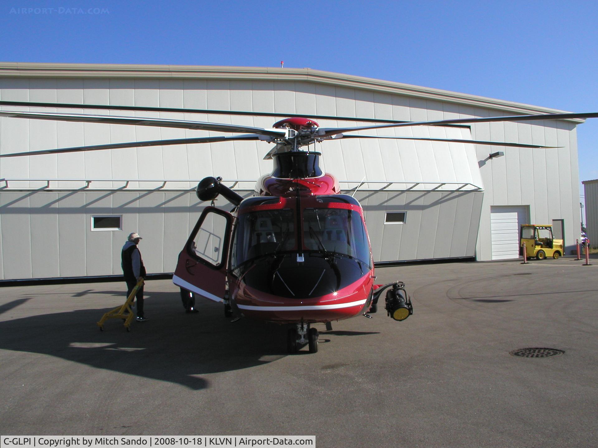 C-GLPI, 2008 AgustaWestland AW-139 C/N 41007, Staging at Airlake before flying to the Minneapolis Convention Center for the 2008 Air Medical Transport Conference.
