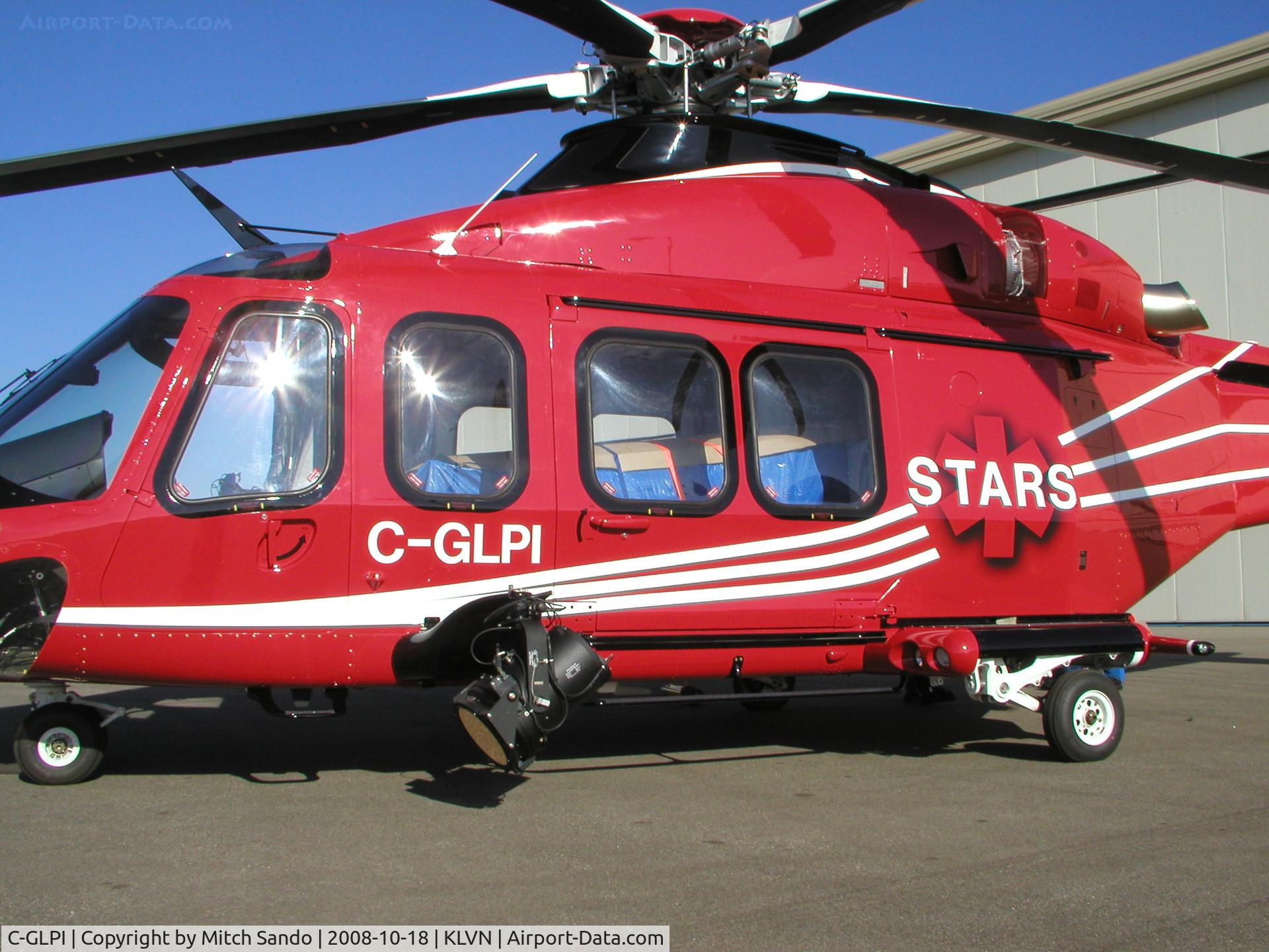C-GLPI, 2008 AgustaWestland AW-139 C/N 41007, Staging at Airlake before flying to the Minneapolis Convention Center for the 2008 Air Medical Transport Conference.