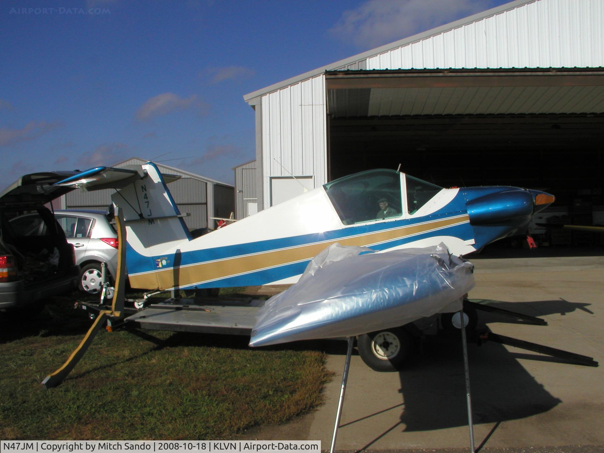 N47JM, 1982 Pazmany PL-4A C/N 66, Pazmany PL-4A at Airlake.