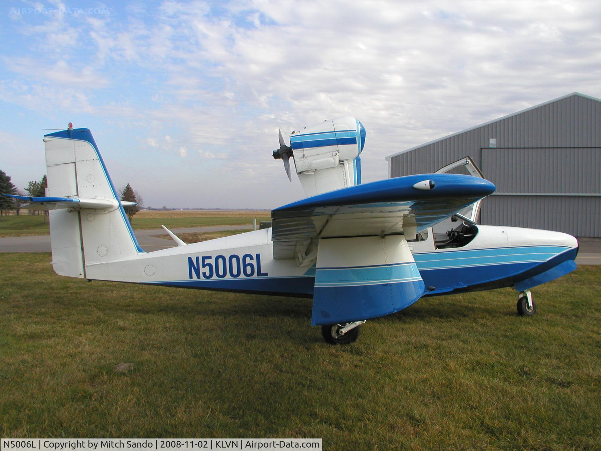 N5006L, 1971 Lake LA-4-200 Buccaneer C/N 463, Parked at Airlake.