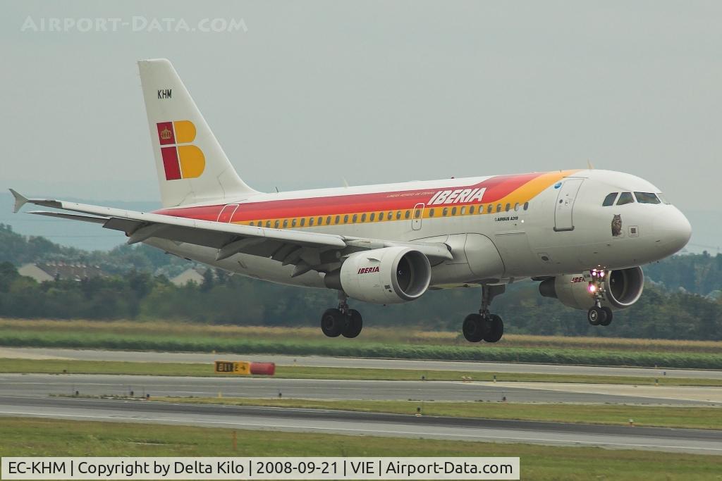 EC-KHM, 2007 Airbus A319-111 C/N 3209, Iberia A319-111