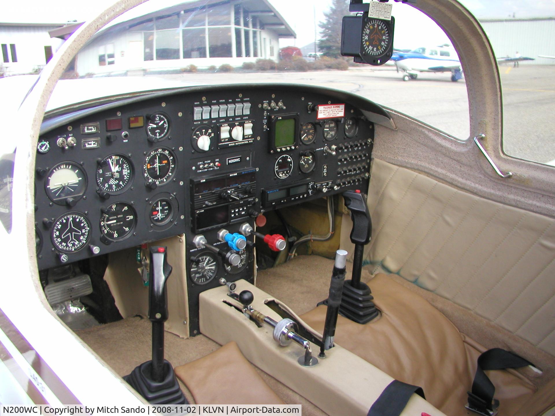 N200WC, 1993 Stoddard-Hamilton Glasair C/N 792, Parked on the ramp at Airlake.