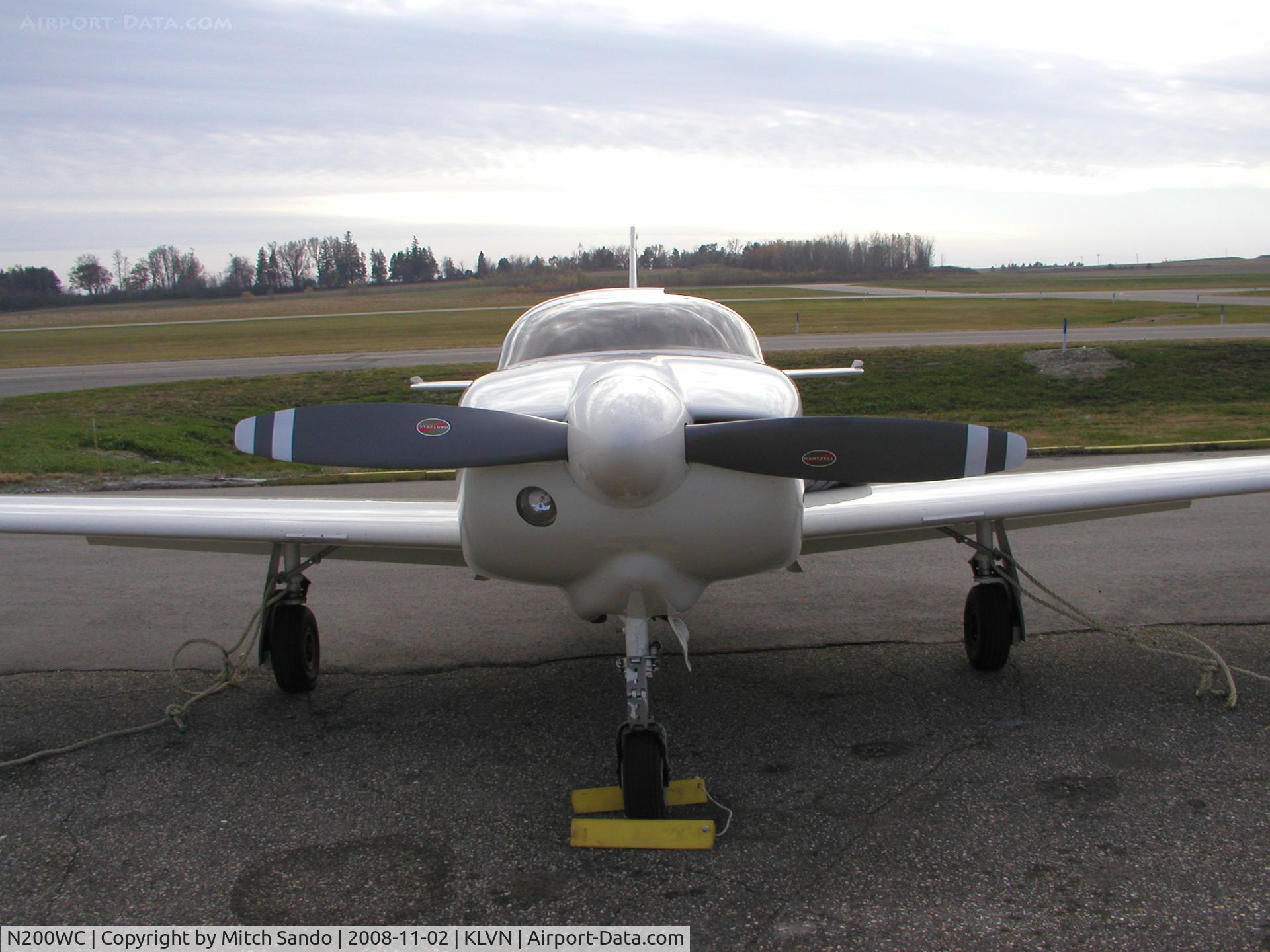 N200WC, 1993 Stoddard-Hamilton Glasair C/N 792, Parked on the ramp at Airlake.