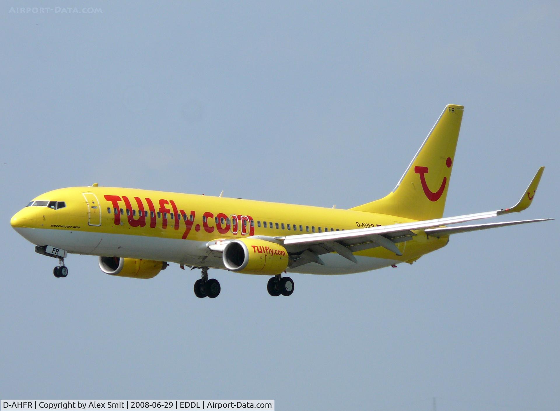 D-AHFR, 2000 Boeing 737-8K5 C/N 30593, Boeing B737-8K5 D-AHFR TUIFly.com