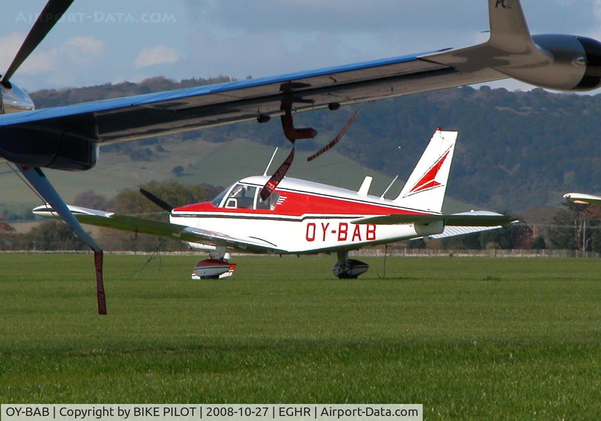 OY-BAB, 1963 Piper PA-28-235 Cherokee Pathfinder C/N 28-10143, VISITING PA-28 FROM DENMARK