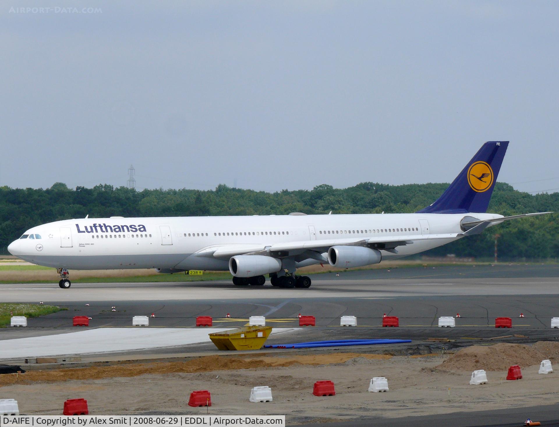 D-AIFE, 2001 Airbus A340-313X C/N 434, Airbus Industries A340-313 D-AIFE Lufthansa