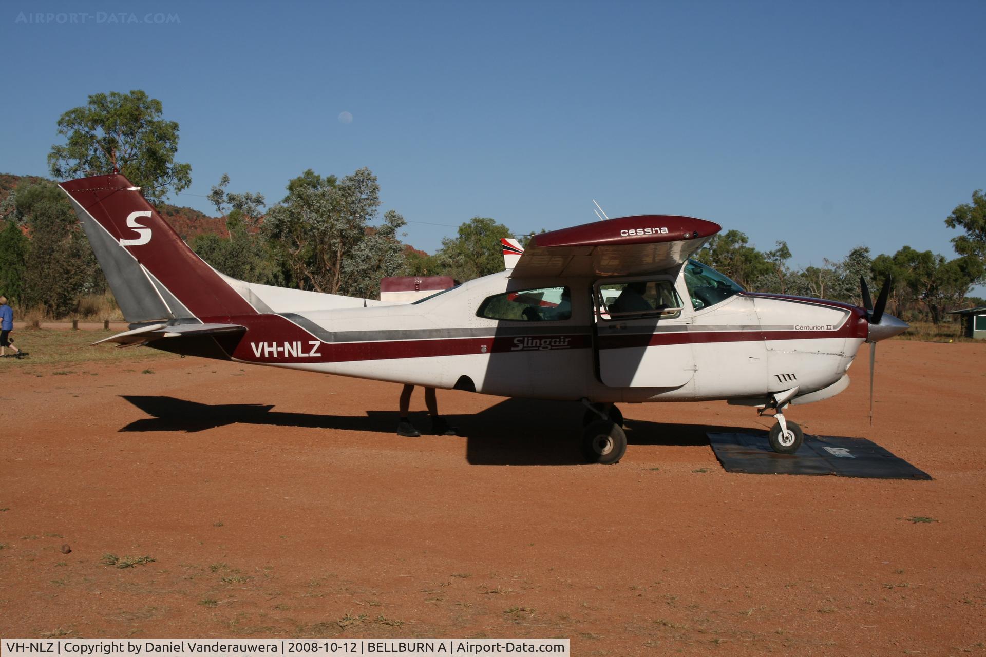 VH-NLZ, 1980 Cessna 210N Centurion C/N 21063769, Parked on BELLBURN Airstrip (Purnululu NP)
