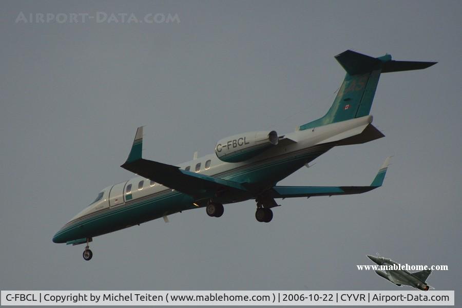 C-FBCL, 2005 Learjet 45 C/N 288, London Air Services aircraft