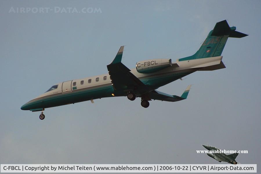 C-FBCL, 2005 Learjet 45 C/N 288, London Air Services aircraft