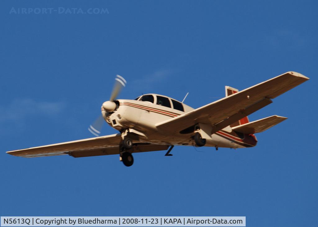 N5613Q, 1965 Mooney M20C Ranger C/N 3005, On final approach to 17L.