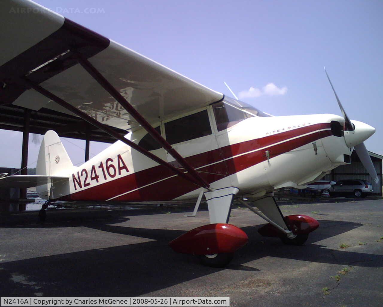 N2416A, 1952 Piper PA-22 C/N 22-782, 1952 Piper PA-22/20