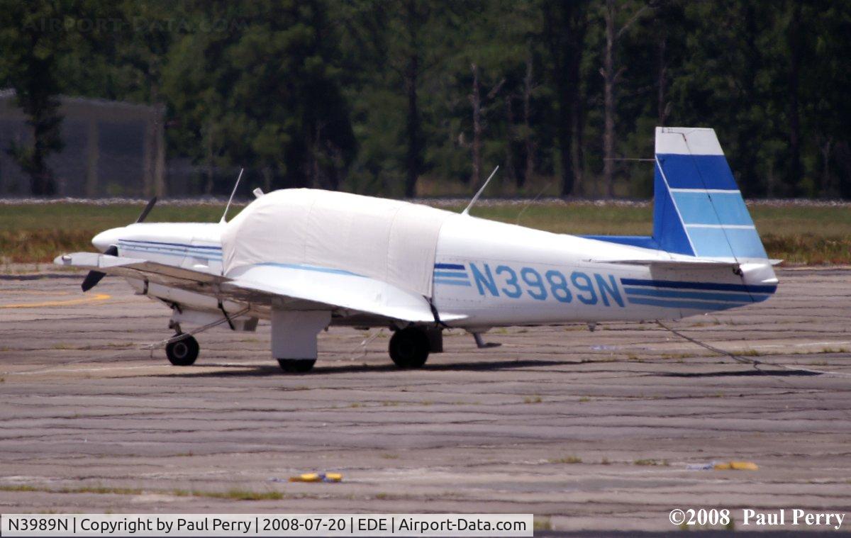 N3989N, 1968 Mooney M20F Executive C/N 680154, Covered and secluded