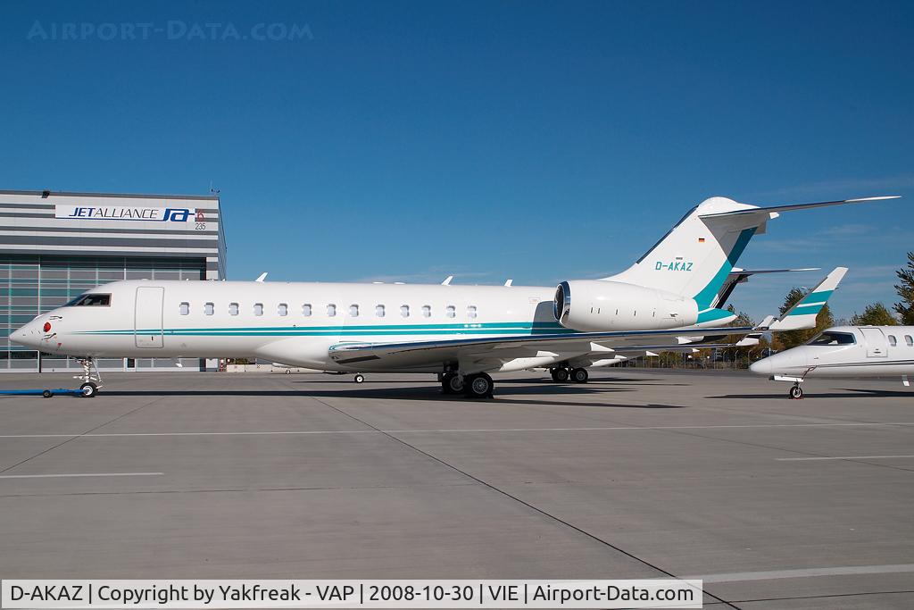 D-AKAZ, 2007 Bombardier BD-700-1A10 Global Express C/N 9250, Globalexpress